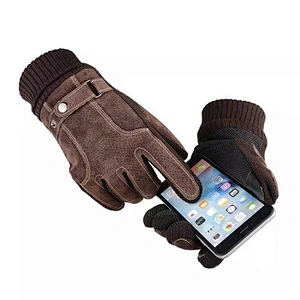 Man Breathable Touch Screen Gloves Winter Warm Cycling Gloves Outdoor Sports Gloves