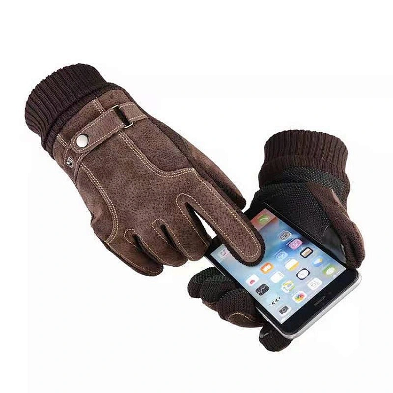 Man Breathable Touch Screen Gloves Winter Warm Cycling Gloves Outdoor Sports Gloves