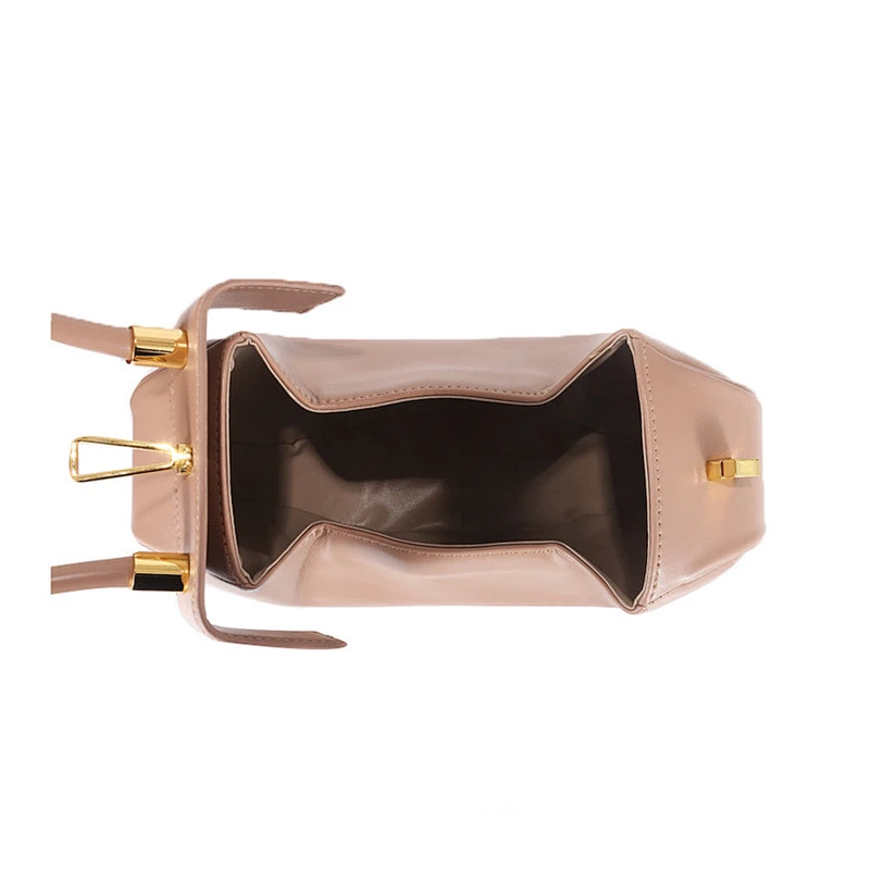 2019 New model genuine leather women vintage hand bags dumpling shape ladies tote handbag
