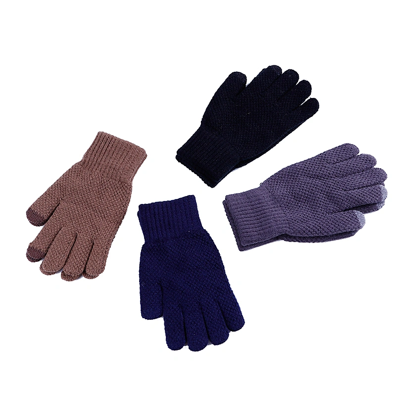 Classic Hot Seller Winter Warm Knitted Gloves Touch Screen Gloves