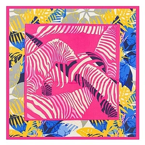 Women neck tie bag silk scarf 60 * 60cm sunscreenscarf twill silk square printed scarf