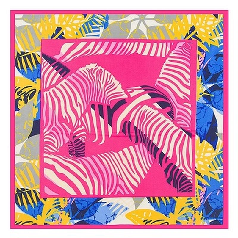 Women neck tie bag silk scarf 60 * 60cm sunscreenscarf twill silk square printed scarf