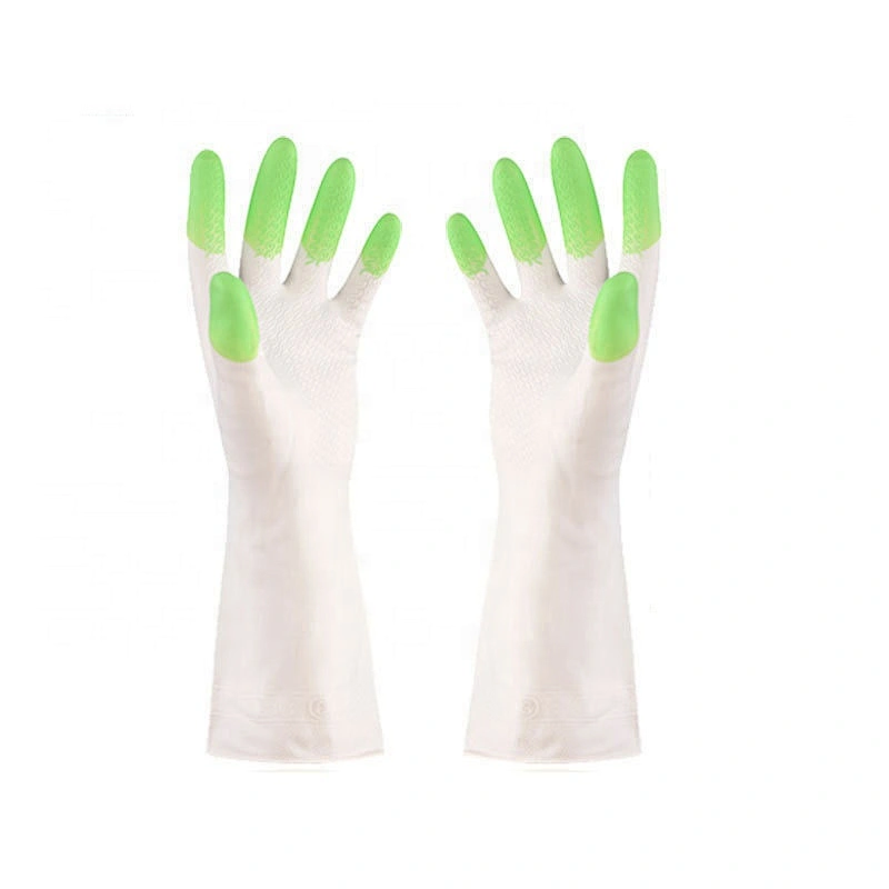 Durable Household Cleaning PVC Gloves Waterproof Kitchen Gloves