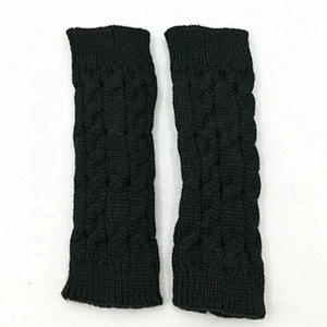 Women's Warm Gloves Knitted Thermal Half Finger Winter Glove