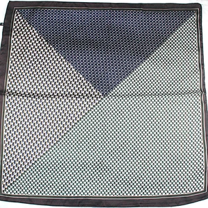 2020 new geometric printed curling small square silk 70cm ladies square silk neck scarf