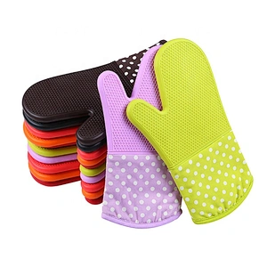 Oven insulated gloves Kitchen Cooking Tools HeatProof Bake Mitten Insulated Non-slip Microwave Oven Gloves