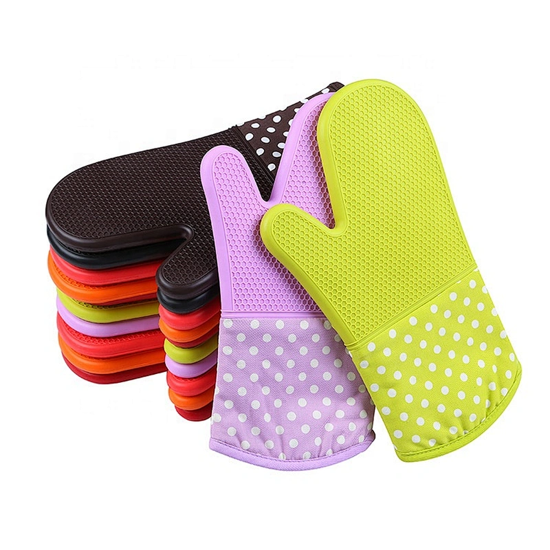 Oven insulated gloves Kitchen Cooking Tools HeatProof Bake Mitten Insulated Non-slip Microwave Oven Gloves