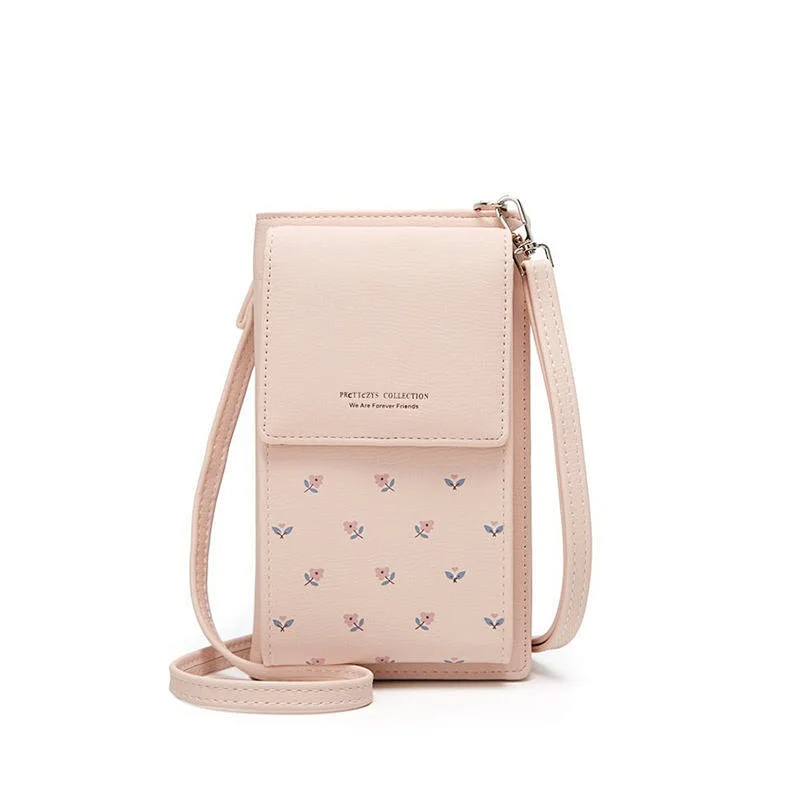 2020 new multifunctional printed ladies wallet mini crossbody phone pouch  bag