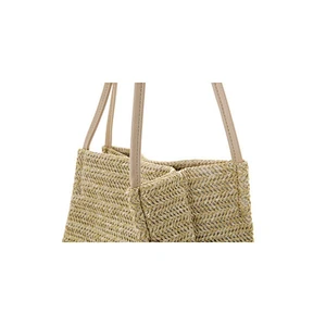 New summer fashion ladies simple handbag paper straw beach shoulder bag