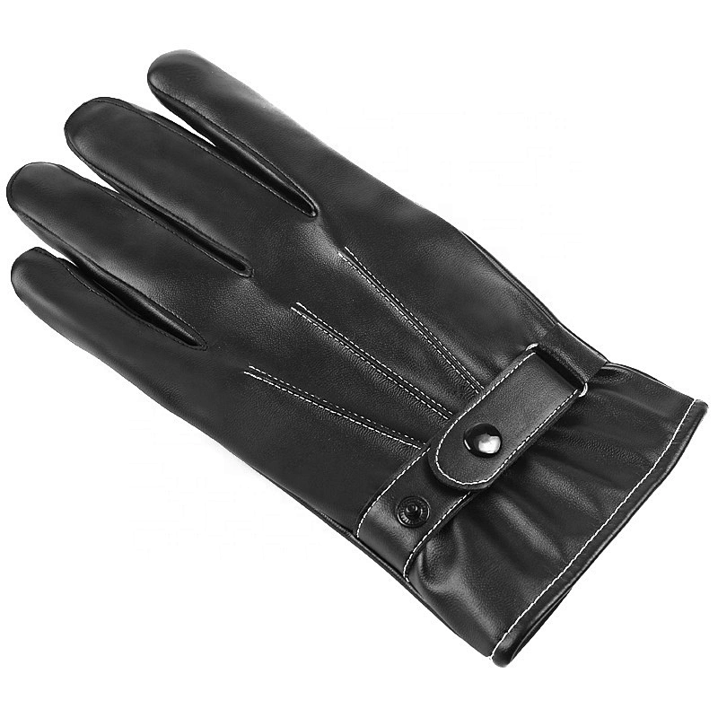 Fashion Dresses Mens Touch Screen Warm Winter Leather Gloves