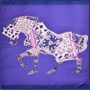Manufacturer 130cm printed large square travel scarf manufacturer twill women long silk square scarf
