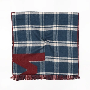 Hot sale  cashmere fashion warm shawl women winter cashmere plaid scarf