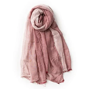 2020 New Fashion Gradient Wholesale Customized cotton modal hijab scarf