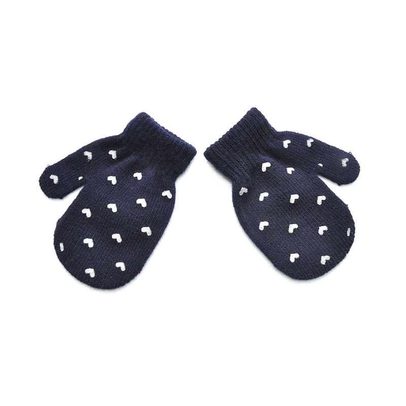 Hot Sale Acrylic Children Knitted Gloves Winter Warm Gloves Kids Full Finger Mitten