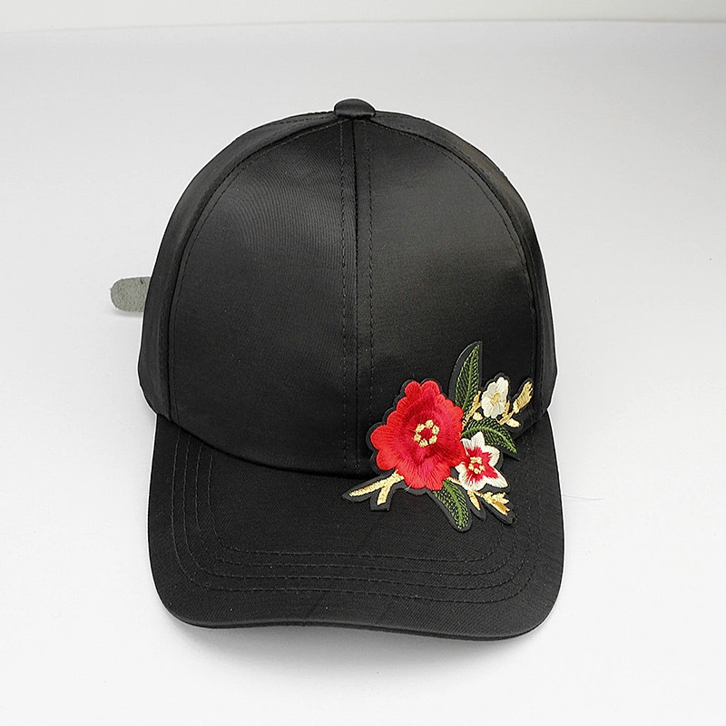 spring summer day Korean ladies outdoor travel trucker hats fashionable flower powder baseball caps