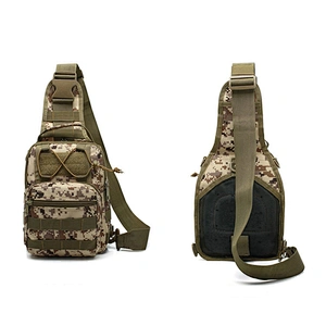 Fashion multi-function outdoor military woodland crossbody bags camouflage canvas backpack