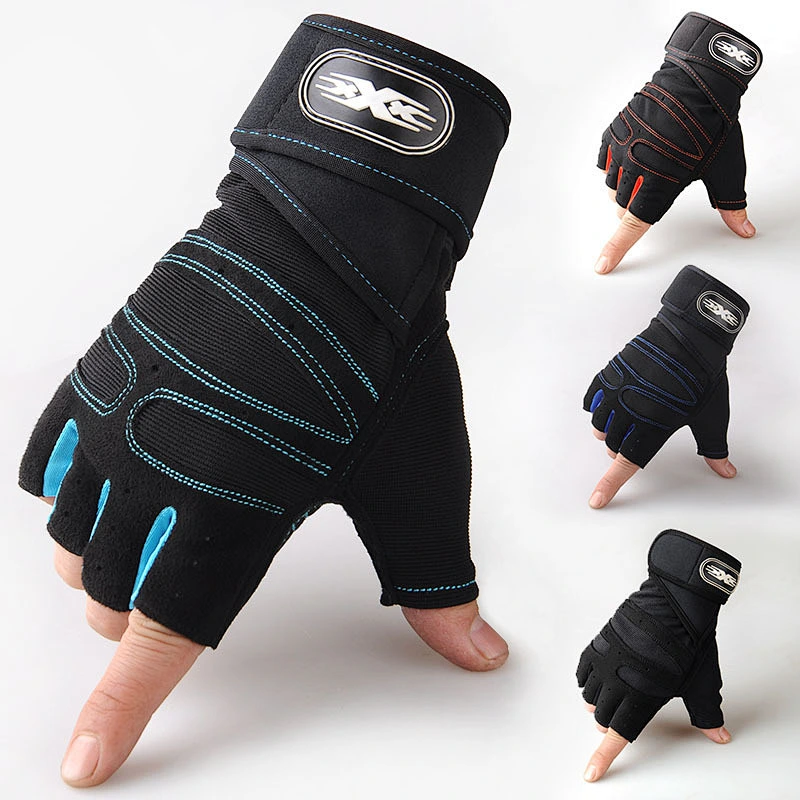 High Elastic Breathable Outdoor Sports Cycling Wear-resisting Non-slip bike riding bicycle Half Finger Gloves