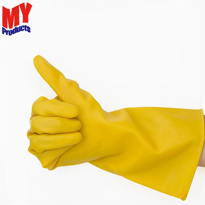 Latex nitrile coated cotton safety working glove