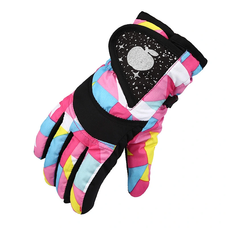New Style Kids Children Outdoor Ski Snowboarding Gloves Winter Warm Waterproof Gloves