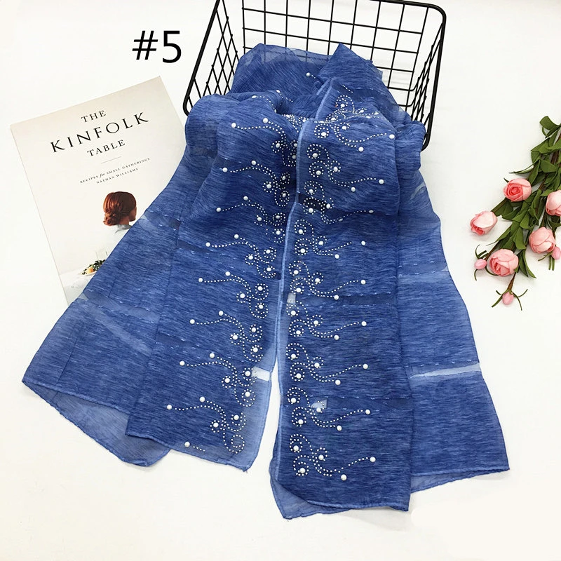Solid color hot drilling stripe hollowed-out scarf simulation silk thin shawl multifunctional shawl scarf wholesale