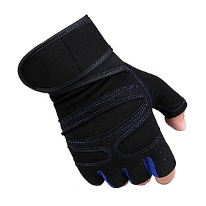 Sport Gloves Non Slip Gym Fingerless Gloves  Motorcycle Sport Safety Protective Gloves
