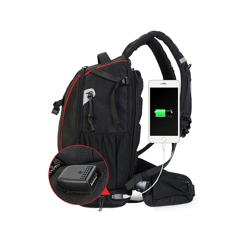 Multifunction video camera bag travel outdoor tablet laptop bag durable camera backpack waterproof