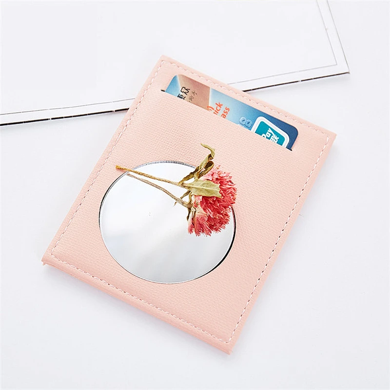 Customized Leather Women Lady Slim Travel Short Wallet For Woman