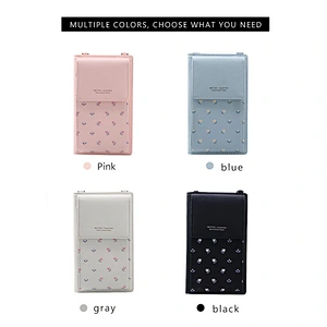2020 new multifunctional printed ladies wallet mini crossbody phone pouch  bag