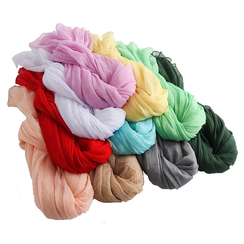 Factory direct sale 2020 new silk scarf women travel beach sun shawl summer thin foulard scarf for women