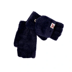 Hot Selling Womens Soft Fingerless Gloves Winter  Warm Flip Half Finger Gloves