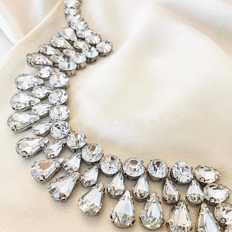 Factory spot muslim fashion crown hot diamond breathable pearl premium chiffon scarf women