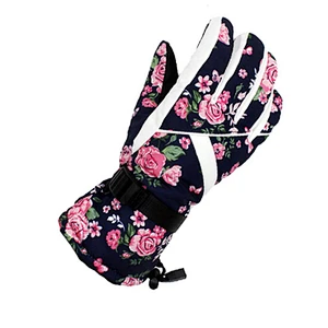 Custom Snow Winter Kids Ski Gloves Waterproof Ski Children Sport Gloves
