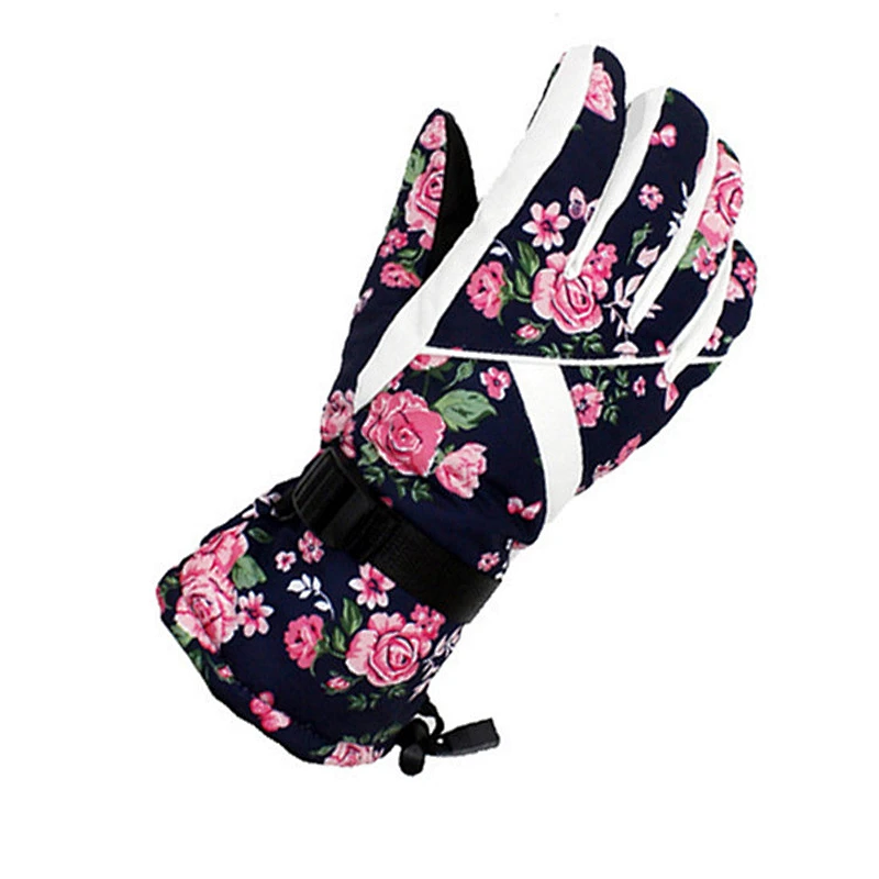 Custom Snow Winter Kids Ski Gloves Waterproof Ski Children Sport Gloves