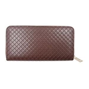 High Quality Ladies Grid Long Clutch Purse Fashion Lady Cheap Wallet