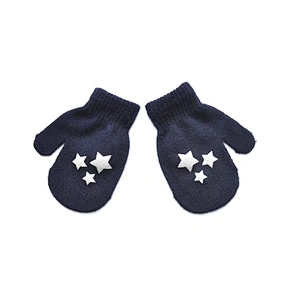 Hot Sale Acrylic Children Knitted Gloves Winter Warm Gloves Kids Full Finger Mitten