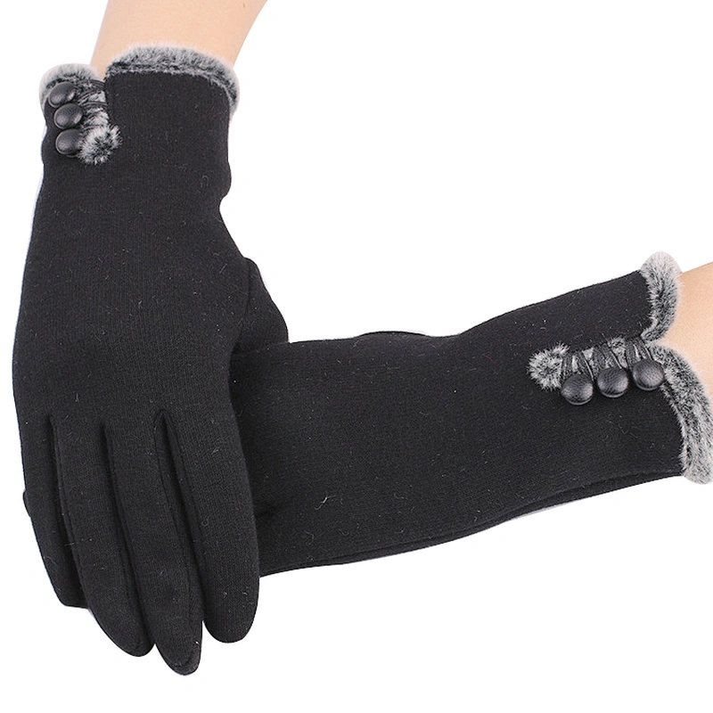 Womens Touch Screen Phone Gloves Windproof Gloves Winter Warm Wear Gloves