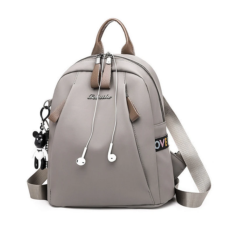 New style oxford cloth travel bag fashion ladies student elegant backpack