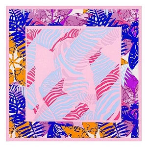 Women neck tie bag silk scarf 60 * 60cm sunscreenscarf twill silk square printed scarf