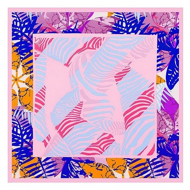 Women neck tie bag silk scarf 60 * 60cm sunscreenscarf twill silk square printed scarf