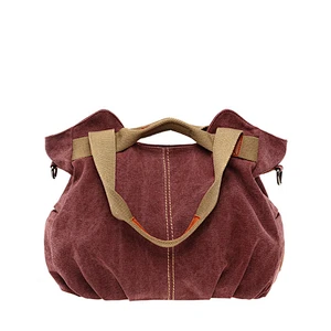 2020 Hot Product New Fashion Canvas Shoulder Bag Casual Handbags For Women