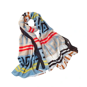2020 cotton and linen letter print sunscreen women long shawl scarf women long shawl scarf