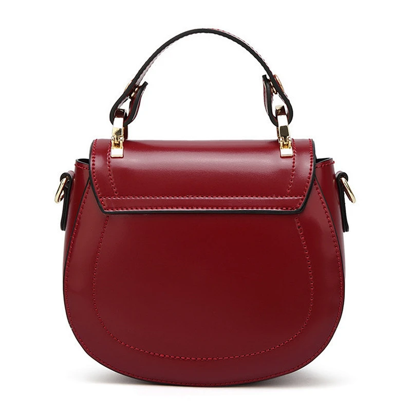 New elegant women pu leather crossbody bags chain lady shoulder bag
