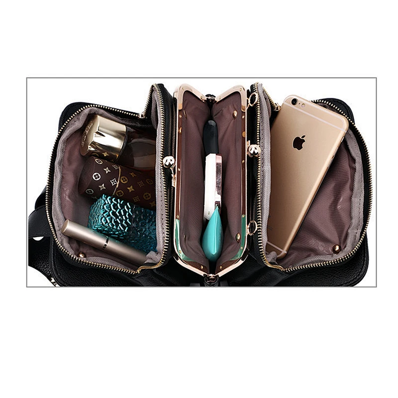 2019 High quality hot selling lady shoulder bag pu leather messenger bags