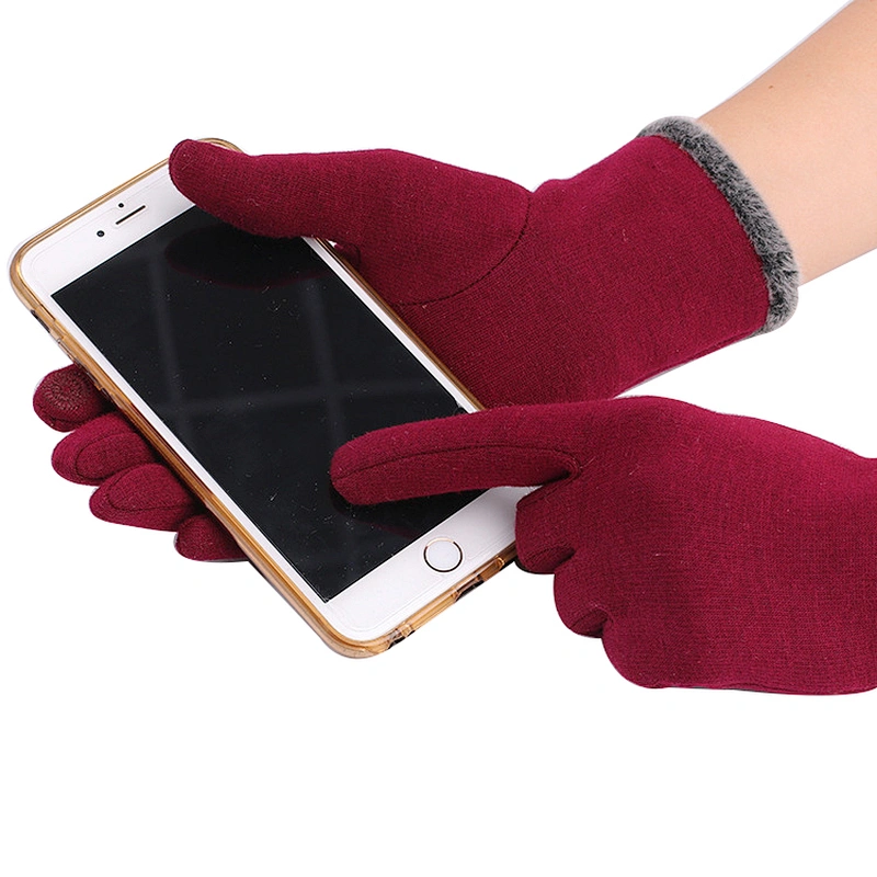 Womens Touch Screen Phone Gloves Windproof Gloves Winter Warm Wear Gloves