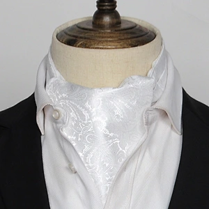 British Vintage Suit Scarf Shirt Neckline fashion mens business scarf