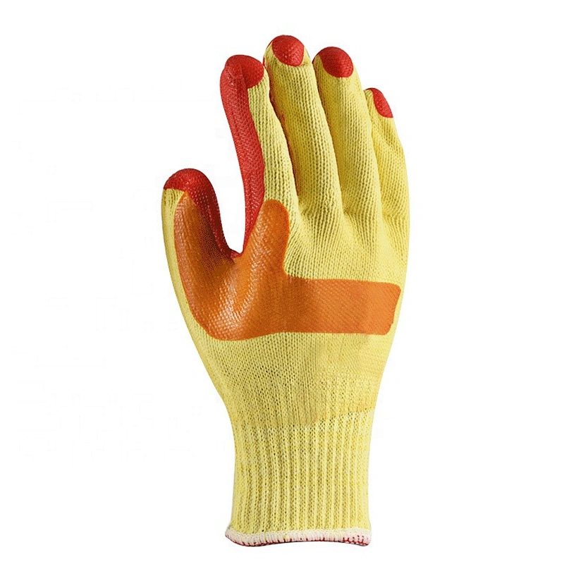 High Quality PVC Glue Dipping Gloves Anti Slip Safety Industrial Working Gloves
