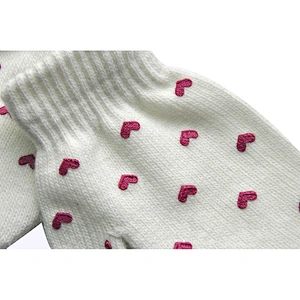 Hot Sale Acrylic Children Knitted Gloves Winter Warm Gloves Kids Full Finger Mitten