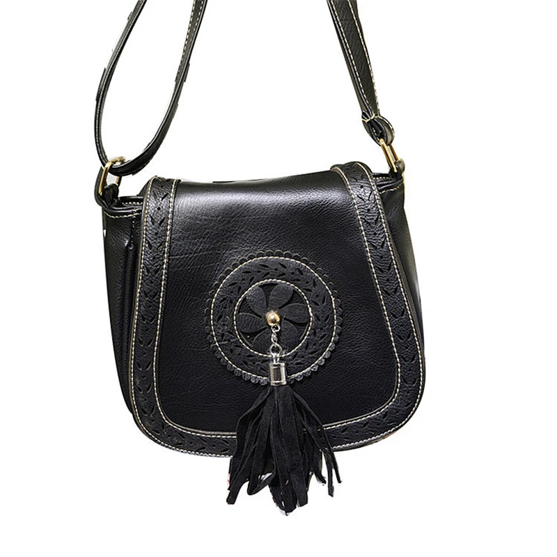 Factory direct China wholesale bohemian style pu leather crossbody bag for women