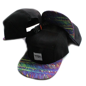 Wholesale Factory 100% Acrylic 6 Panel Custom Mens 3D Embroidery Cheap Snapback Hats