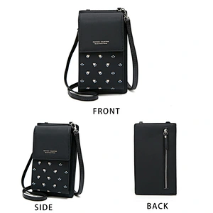 2020 new multifunctional printed ladies wallet mini crossbody phone pouch  bag